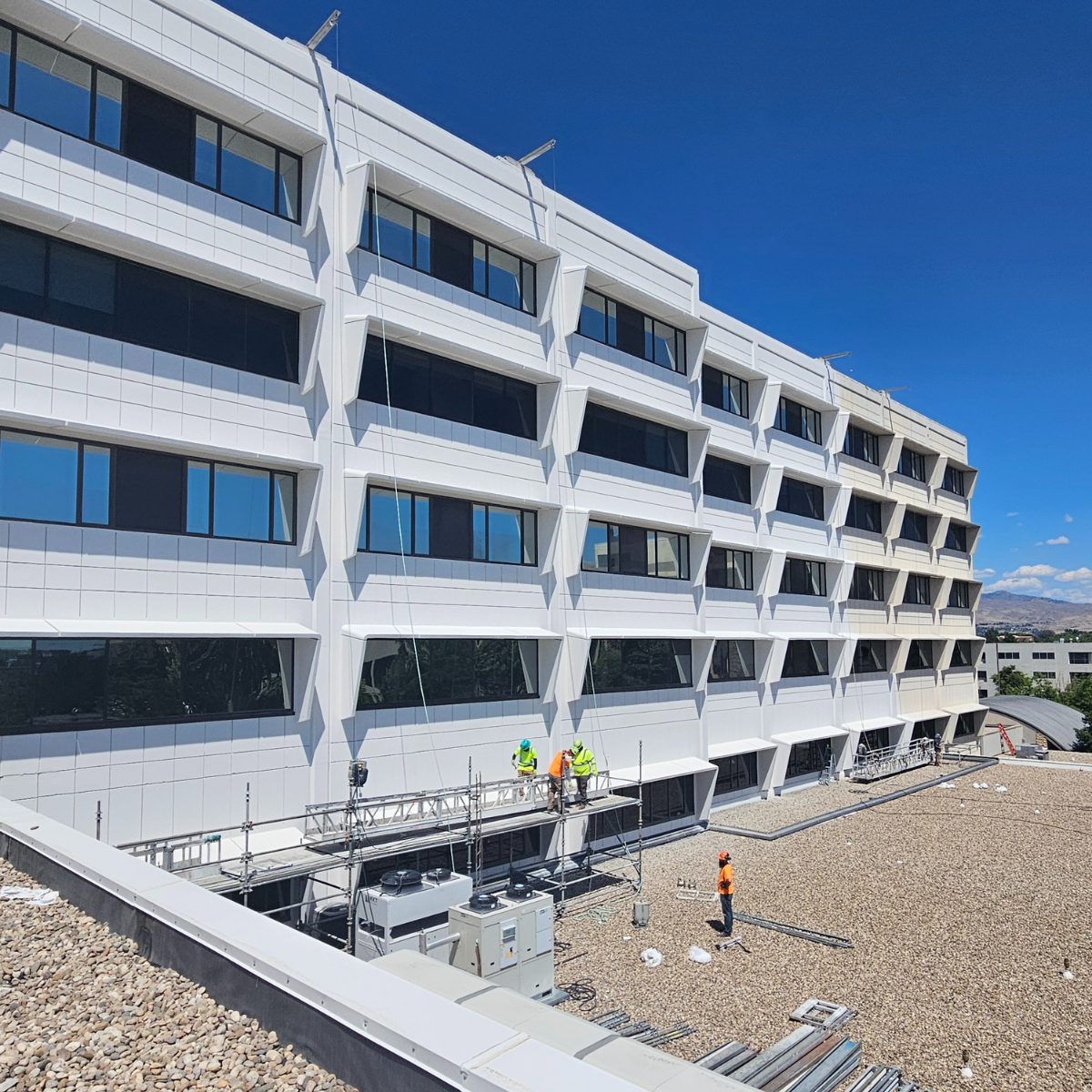 hospital exterior painting by roe painting in boise idaho