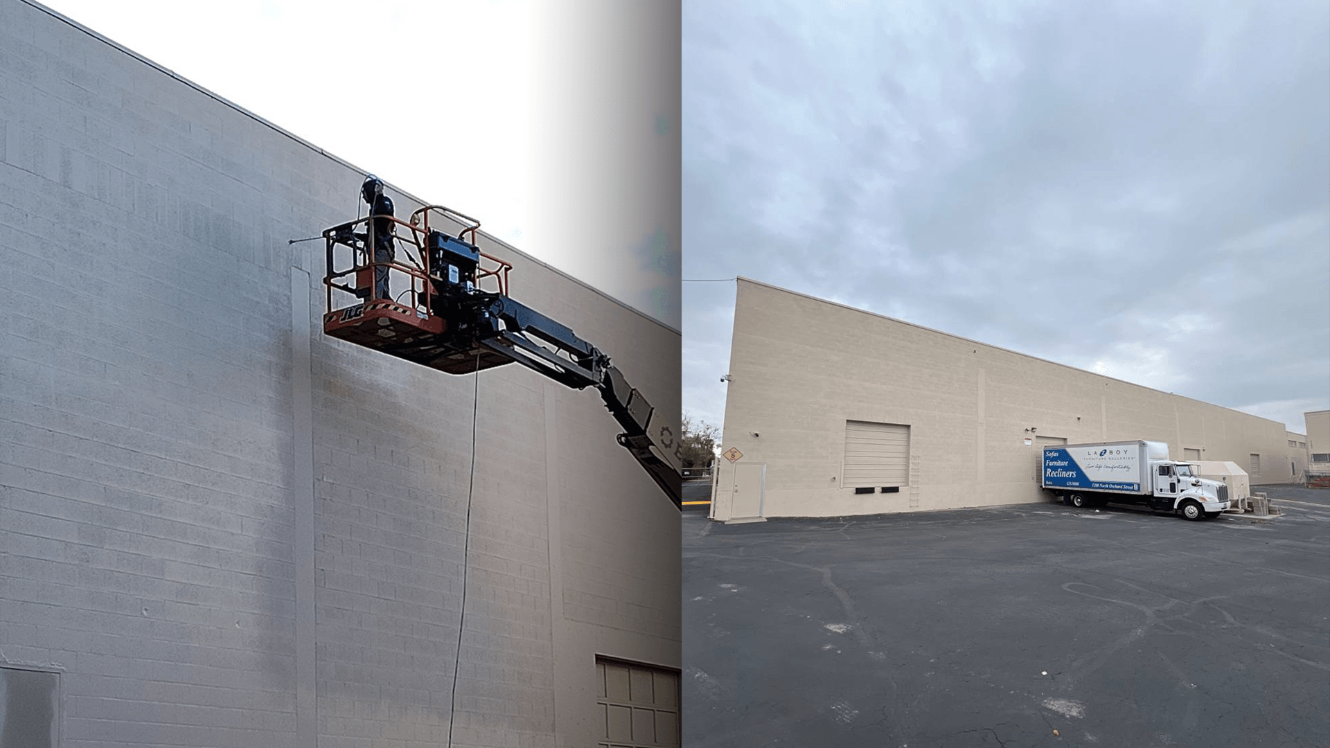 Commercial warehouse job