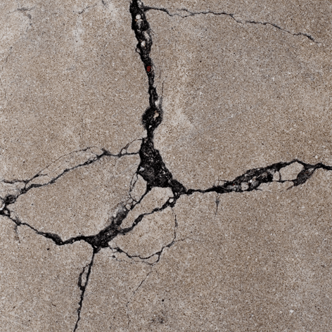 Cracking concrete