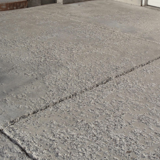spalling concrete driveway