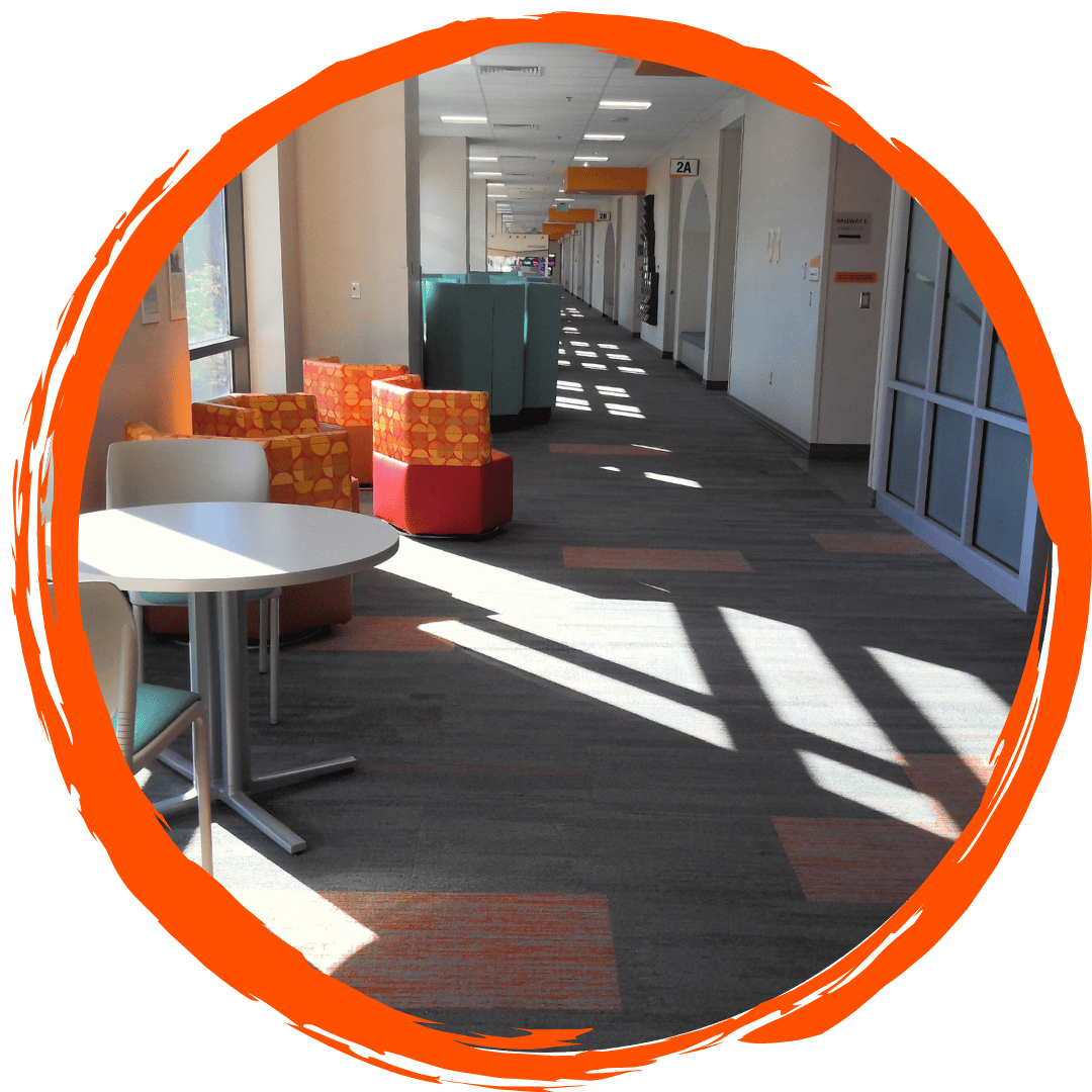 medical facility interior painting job (1)